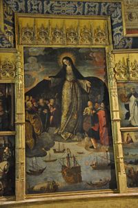 Alcazar Peters des Grausamen, Altarbild Marias