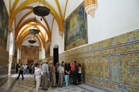 Alcazar Peters des Grausamen, Palast Karls V., Saal mit Azulejos