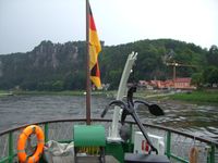 Schifffahrt von Bastei nach Königstein